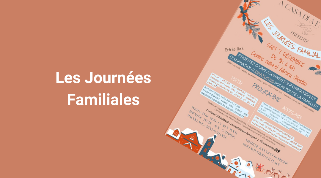 [Journées Familiales] Une journée festive et informative pour toute la famille !